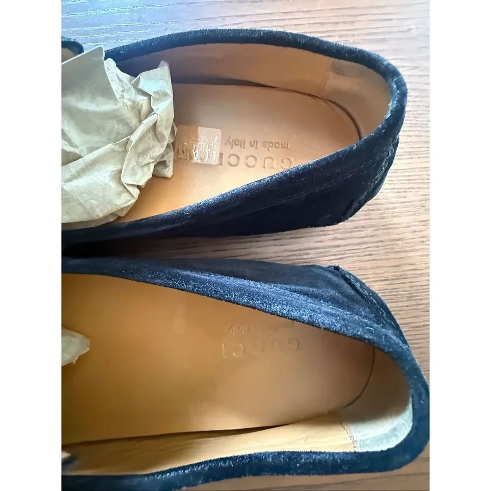 Gucci Horsebit Nubuck Driving Loafer - Picture 3 of 13